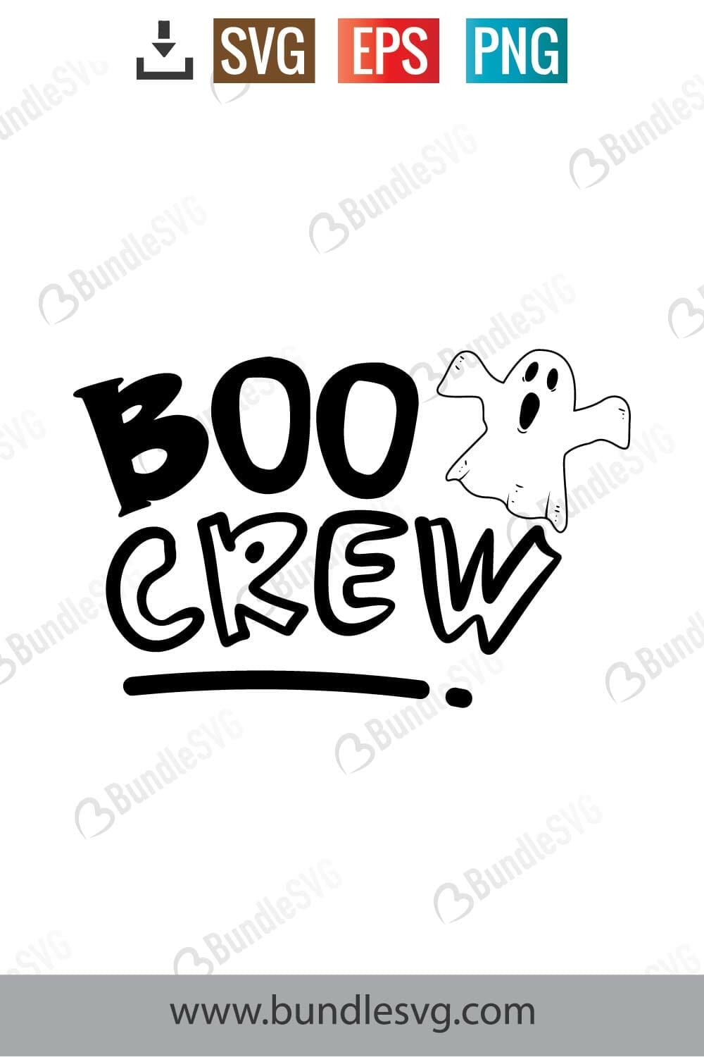 Boo Crew Svg