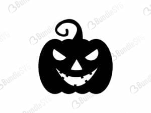 Scary Pumpkin Svg