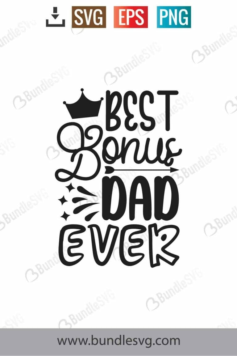 Best Bonus Dad Ever Svg Free Download | BundleSVG.com