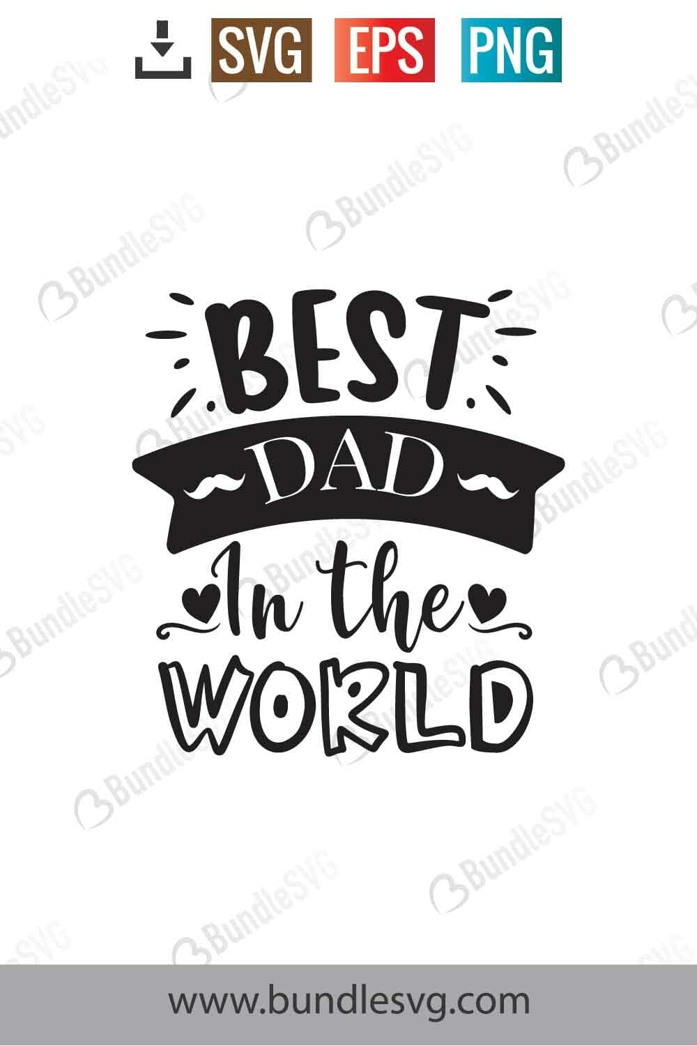 Best Dad In The World Svg