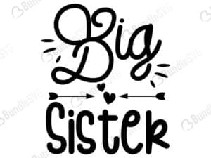 Biggest Sister Svg