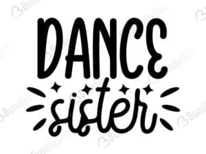 Dance Sister Svg