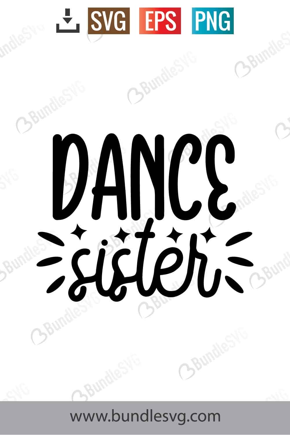 Dance Sister Svg