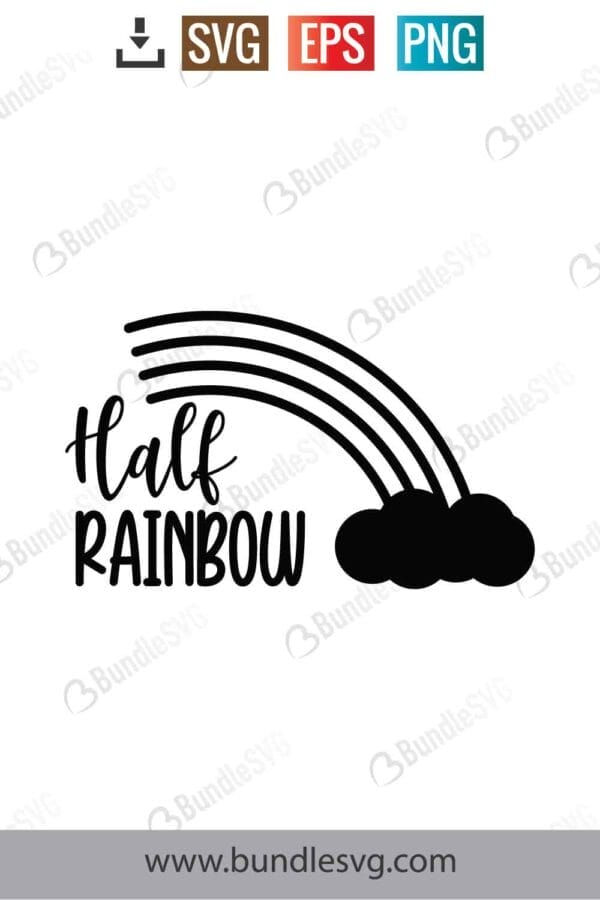 Half Rainbow Svg