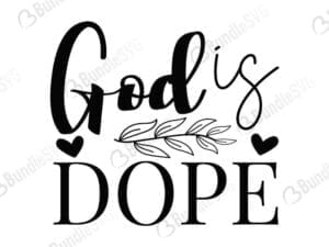 God Is Dope Svg