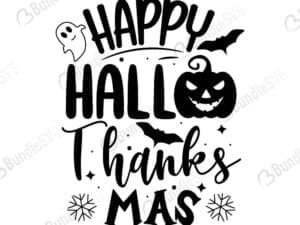 Happy Hallothanksmas Svg