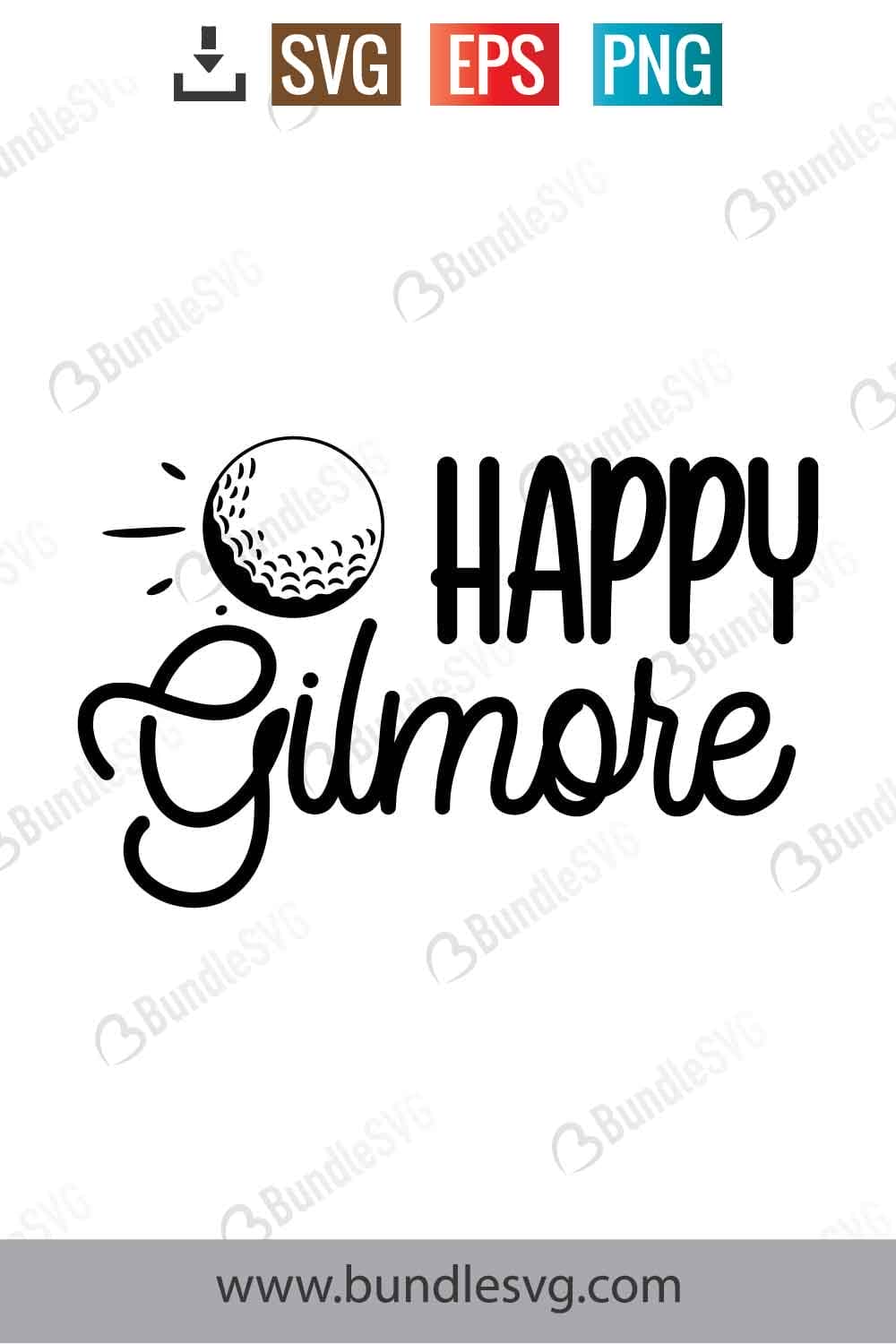 Happy Gilmore Svg