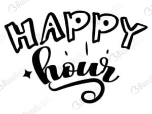 Happy Hour Svg