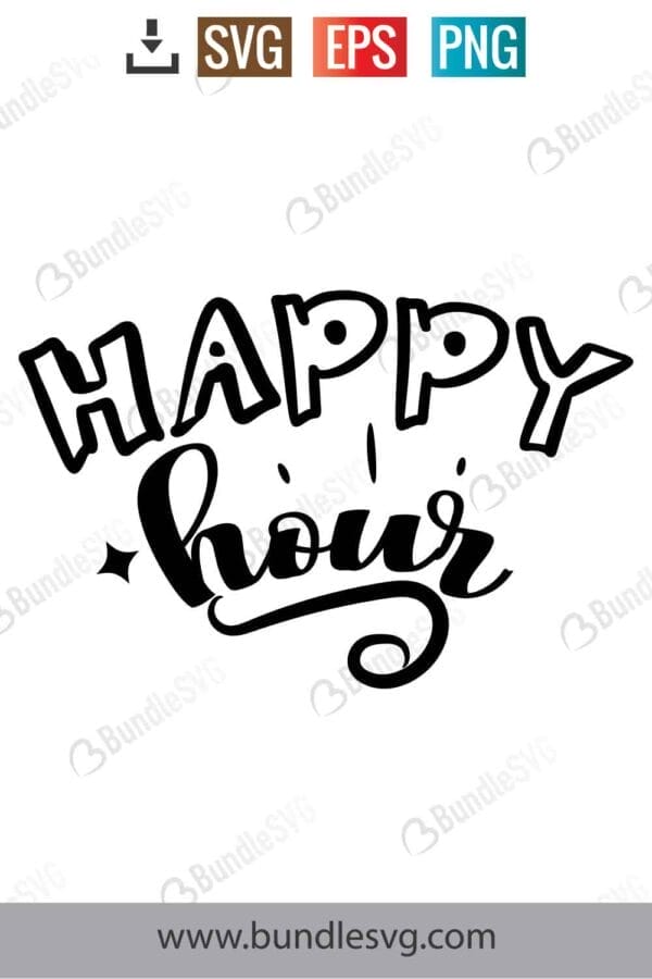 Happy Hour Svg