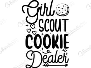 Girl Scout Cookie Dealer Svg