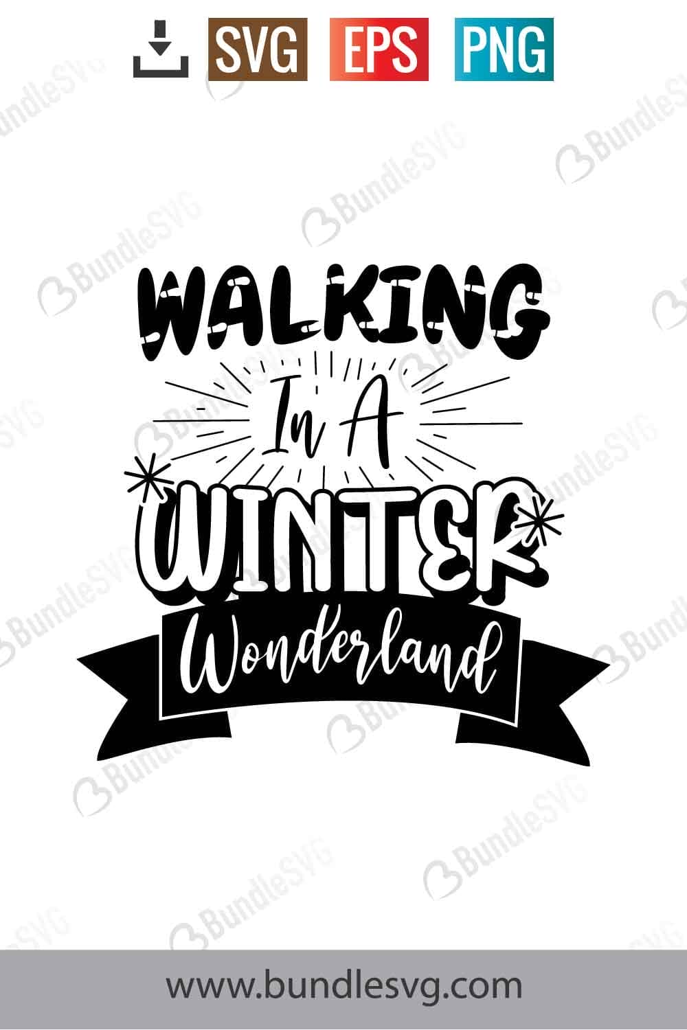 Walking In A Winter Wonderland Svg