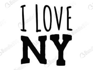 I Love Ny Svg