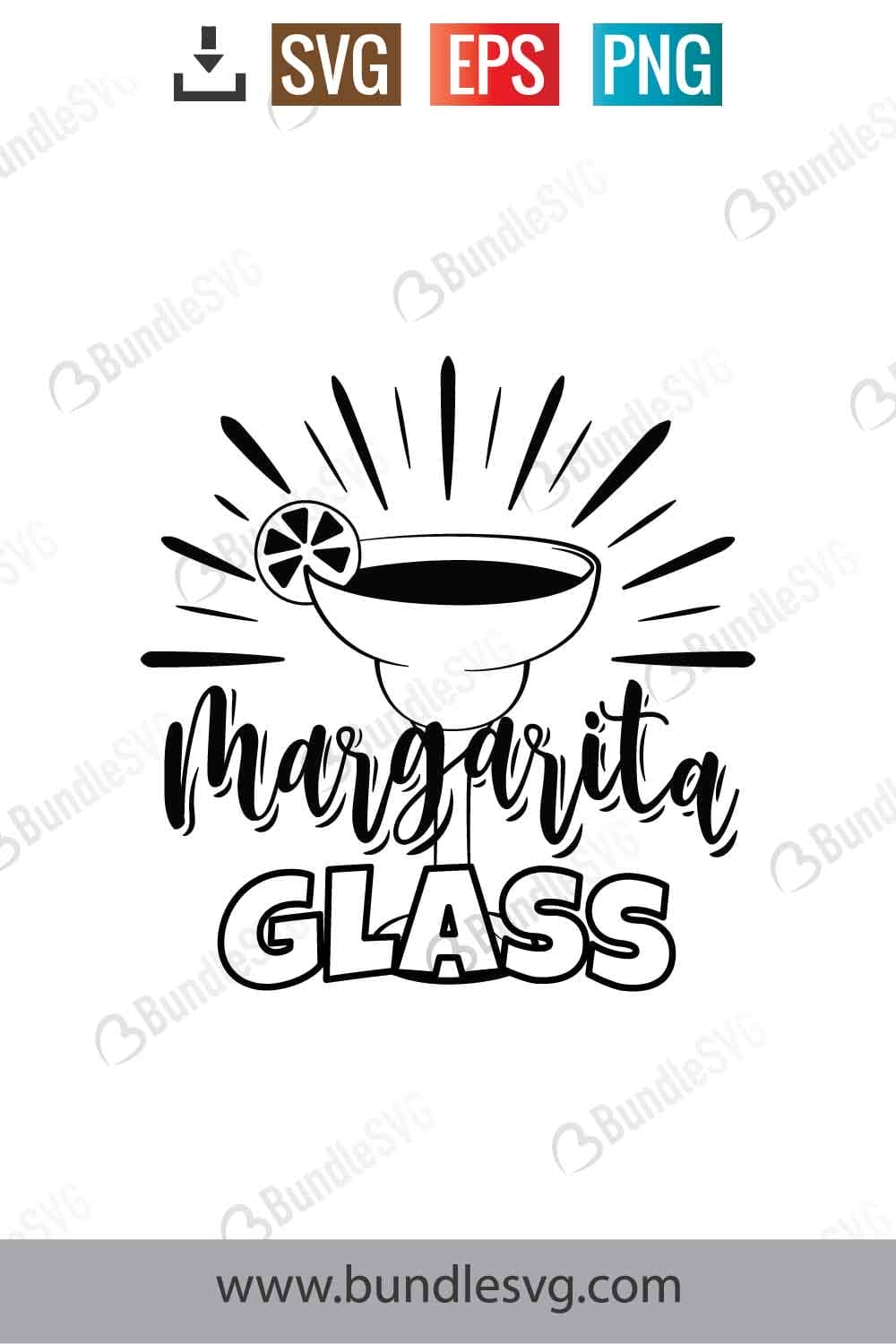 Margarita Glass Svg