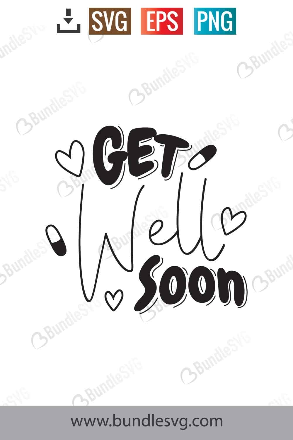 Get Well Soon Svg