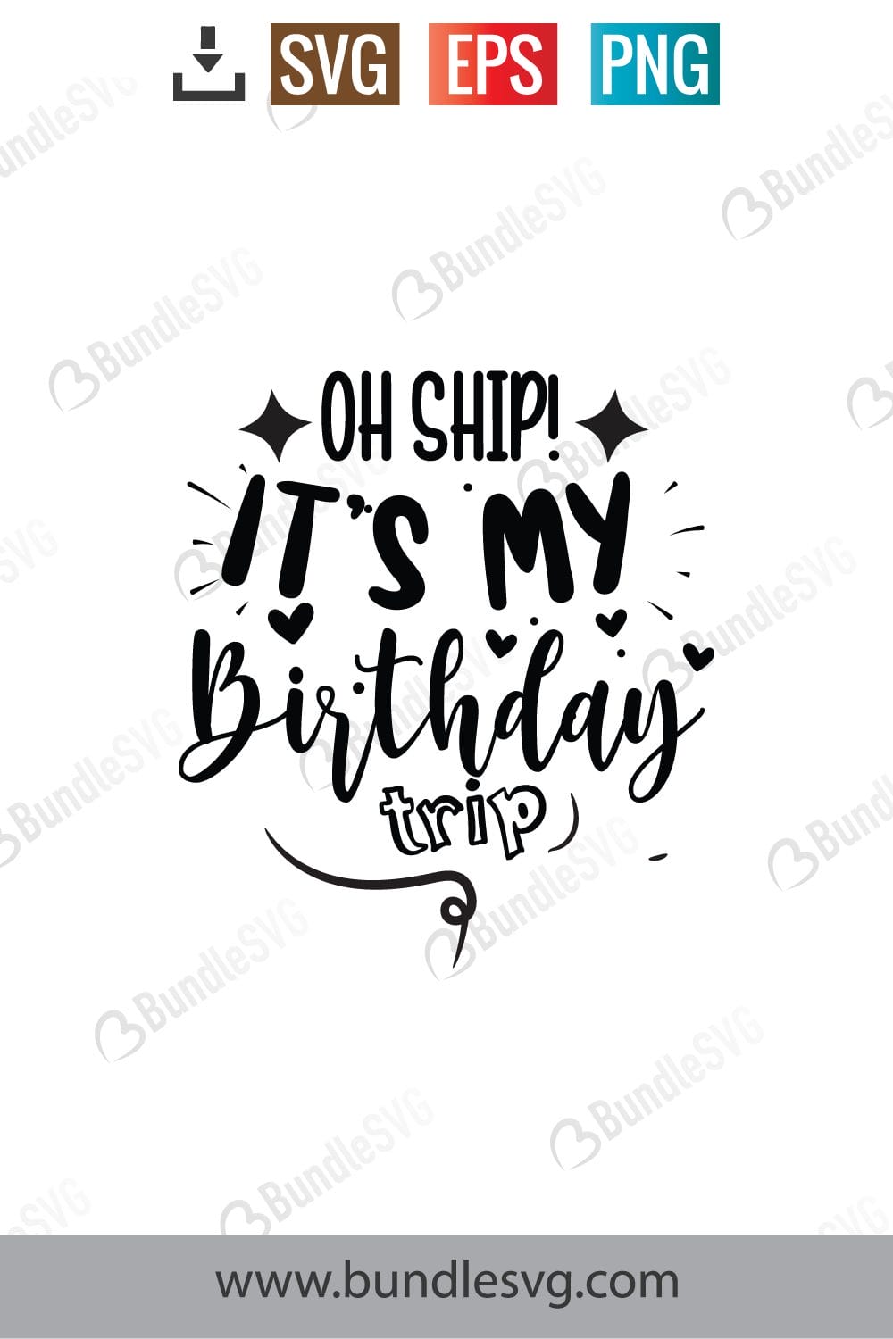 Oh Ship It's My Birthday Trip Svg