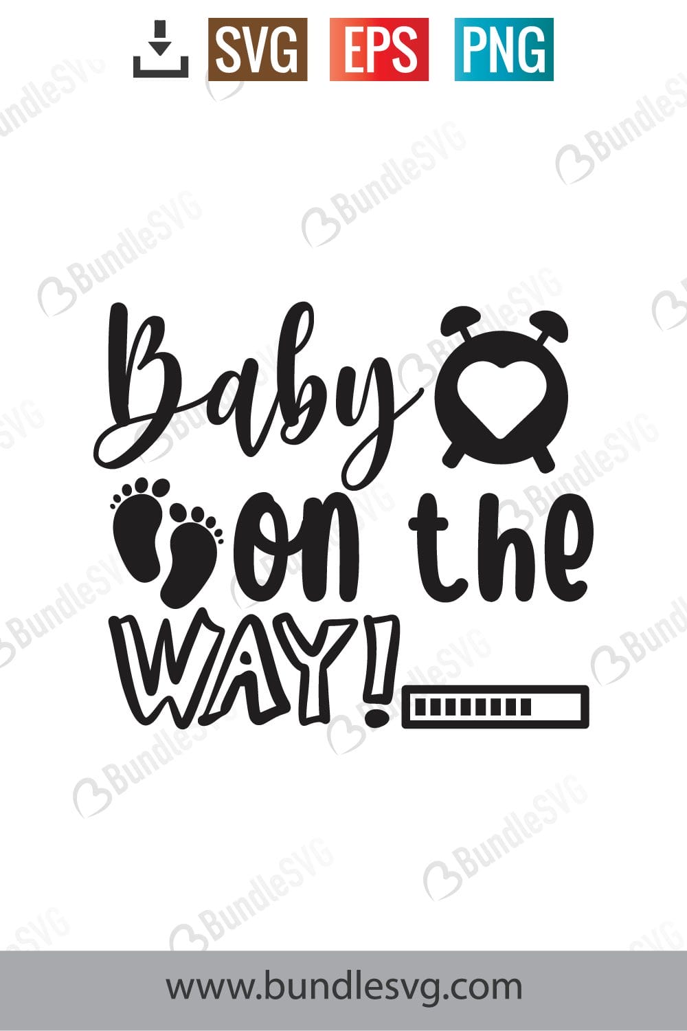 Baby on the way Svg