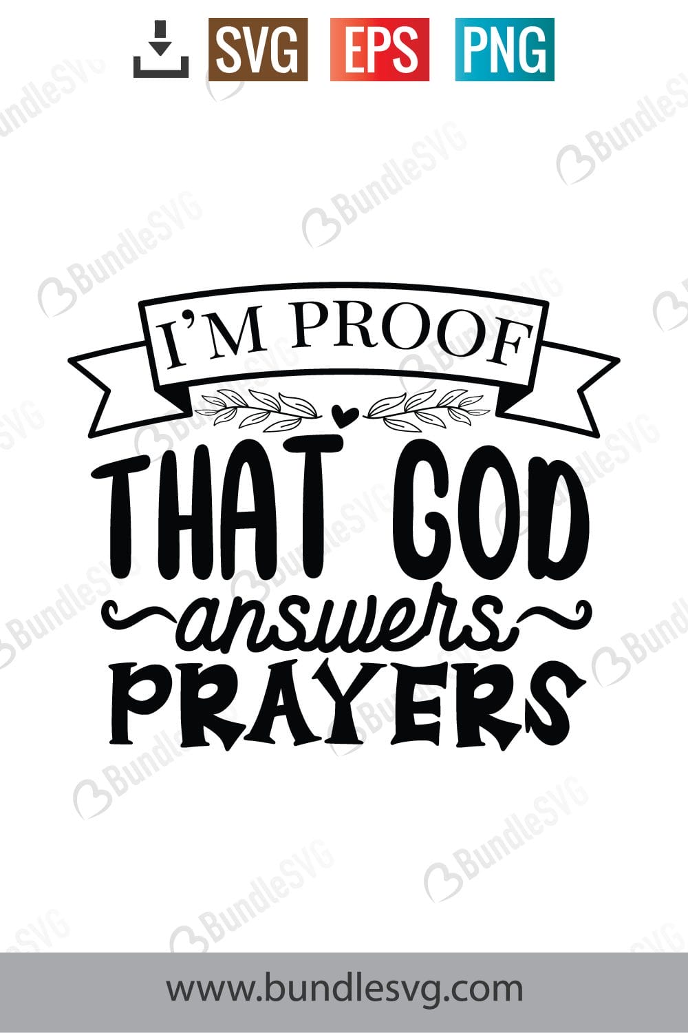 I'm Proof That God Answer Prayers Svg