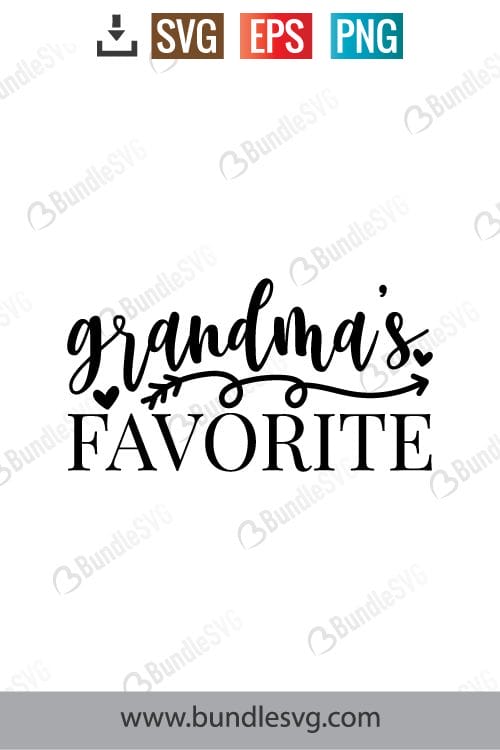Grandma's Favorite Svg
